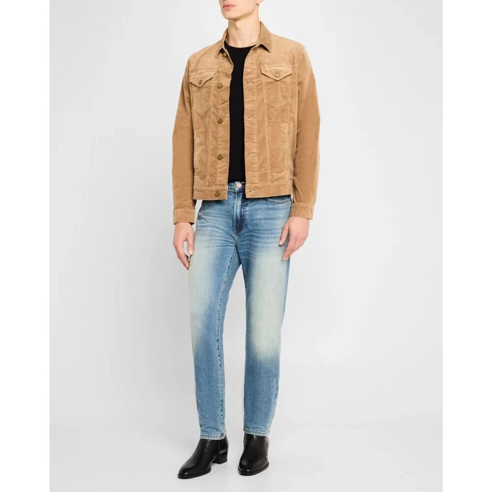 Monfrere Men's Brando Faded Slim-Straight Jeans Med Indigo Size 29 0613